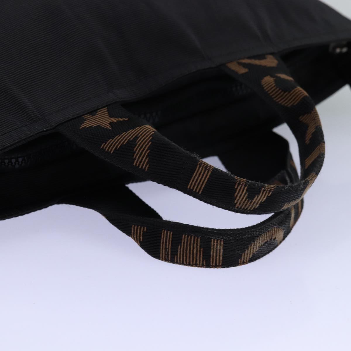 FENDI Hand Bag Nylon Black bs14282