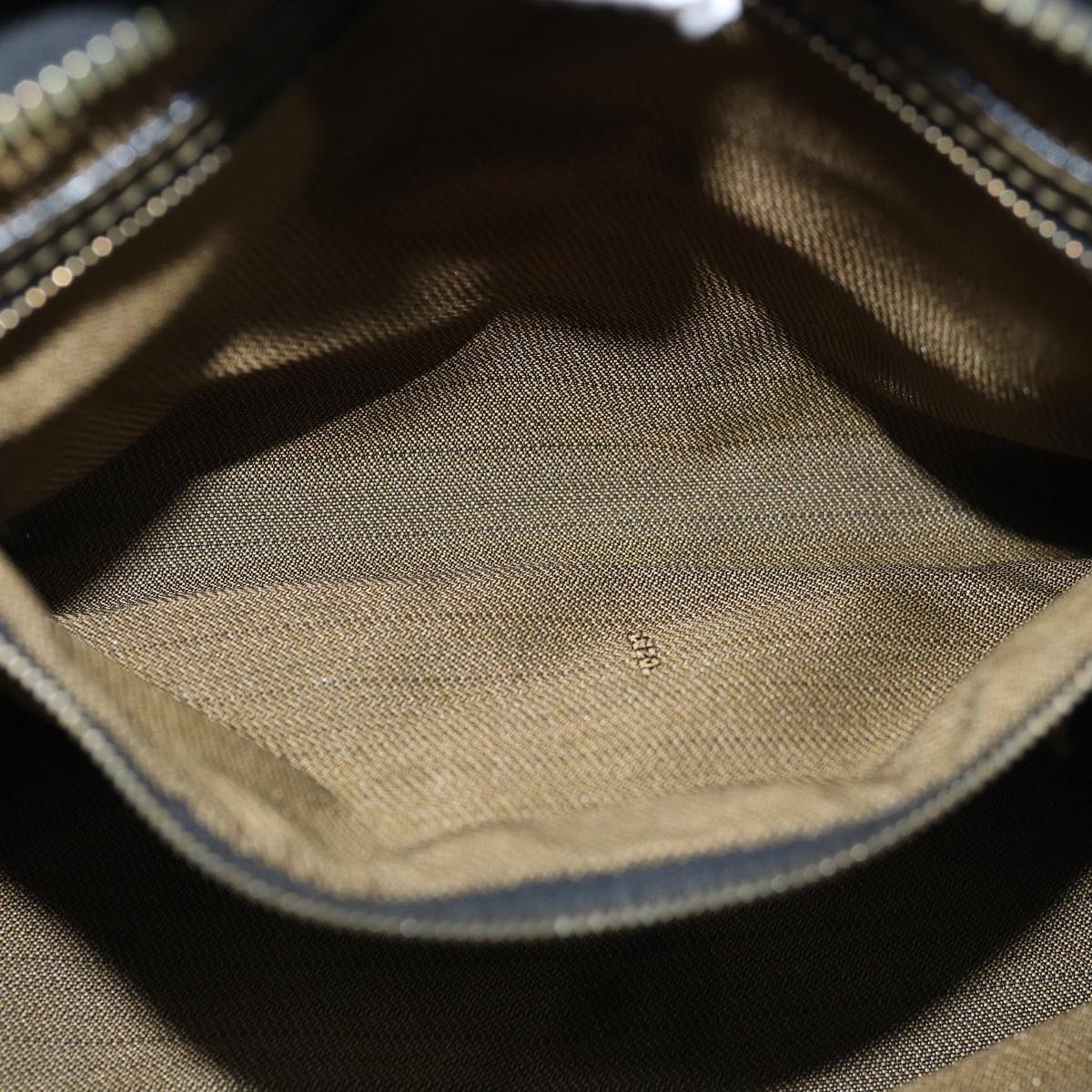 FENDI Zucca Canvas Hand Bag Brown Black bs14328