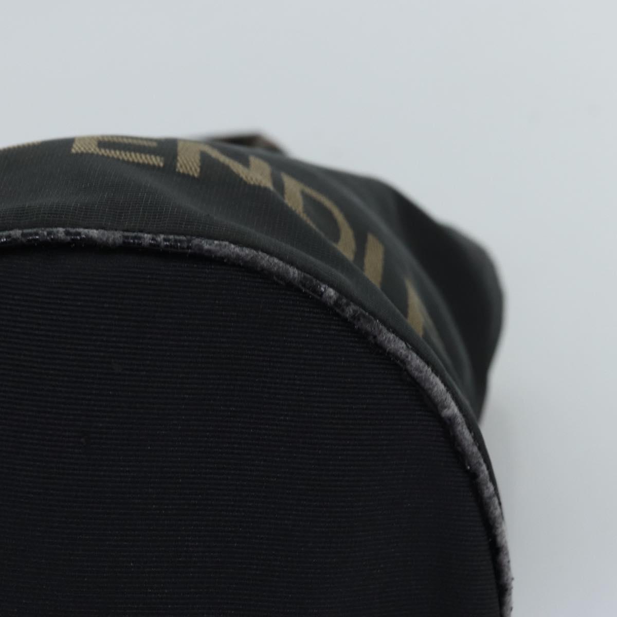 FENDI Hand Bag Nylon Black bs14392