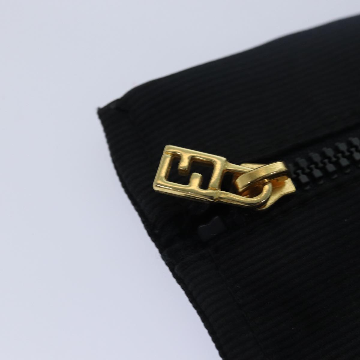 FENDI Boston Bag Nylon 2way Black bs14394