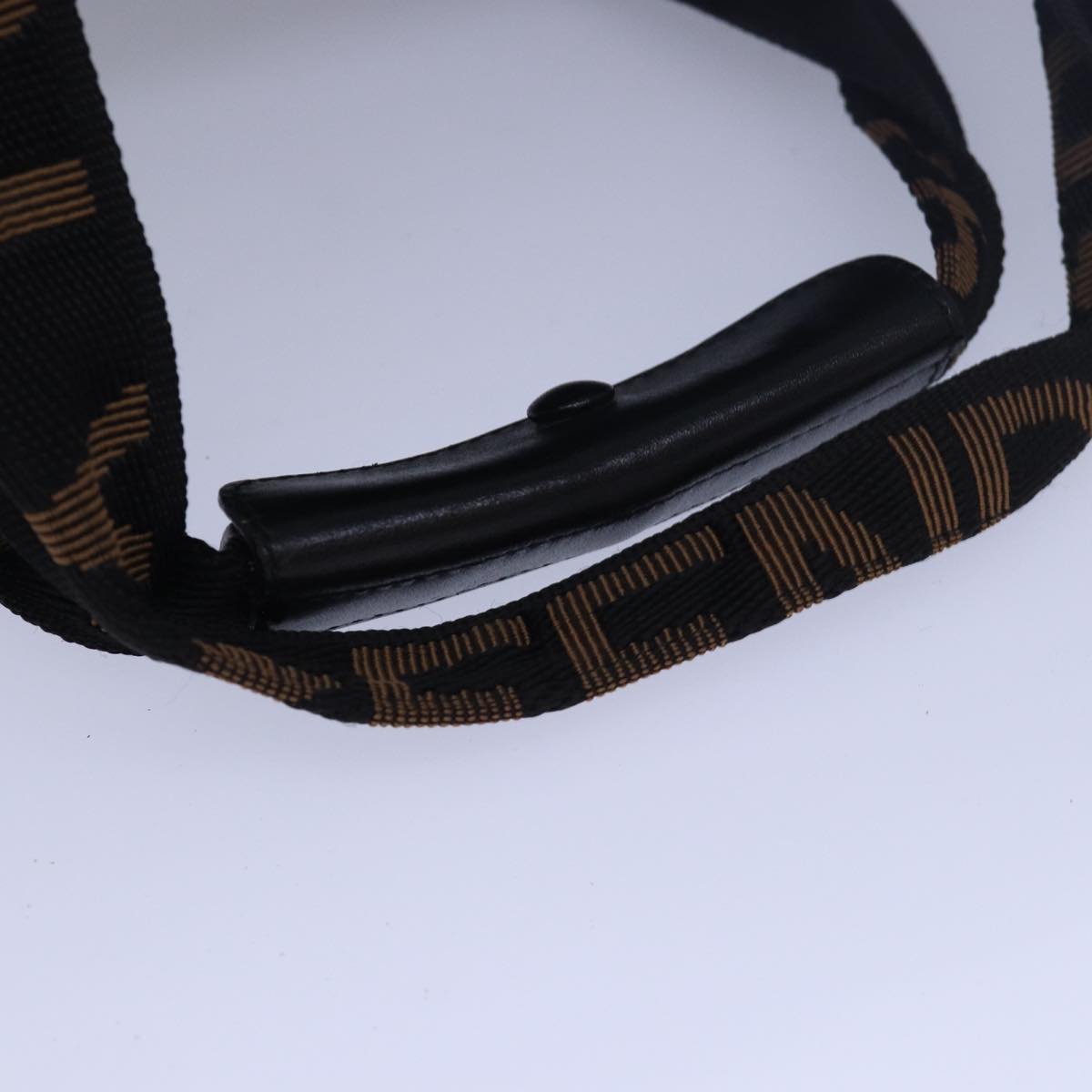 FENDI Boston Bag Nylon 2way Black bs14394