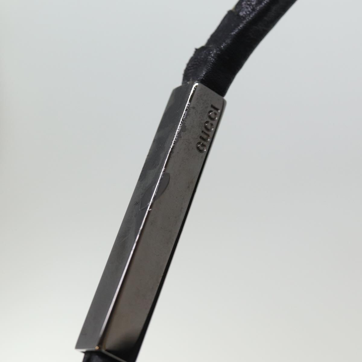 GUCCI Shoulder Bag Leather Black 001 3192 002113 bs14435