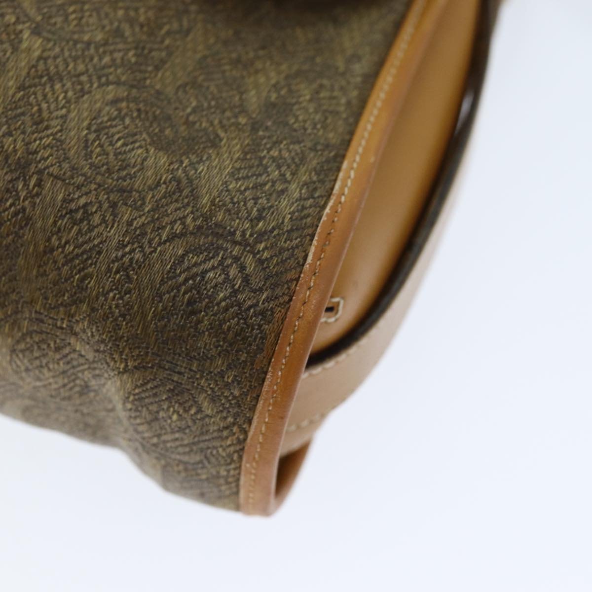 GUCCI Shoulder Bag Coated Canvas Beige bs14444