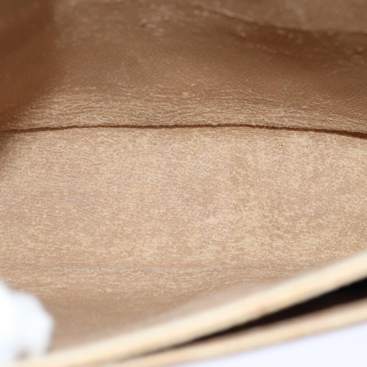 GUCCI Shoulder Bag Coated Canvas Beige bs14444