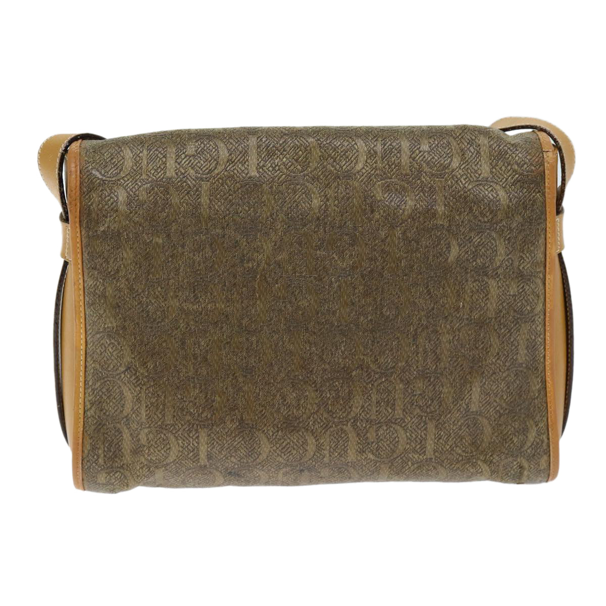 GUCCI Shoulder Bag Coated Canvas Beige bs14444