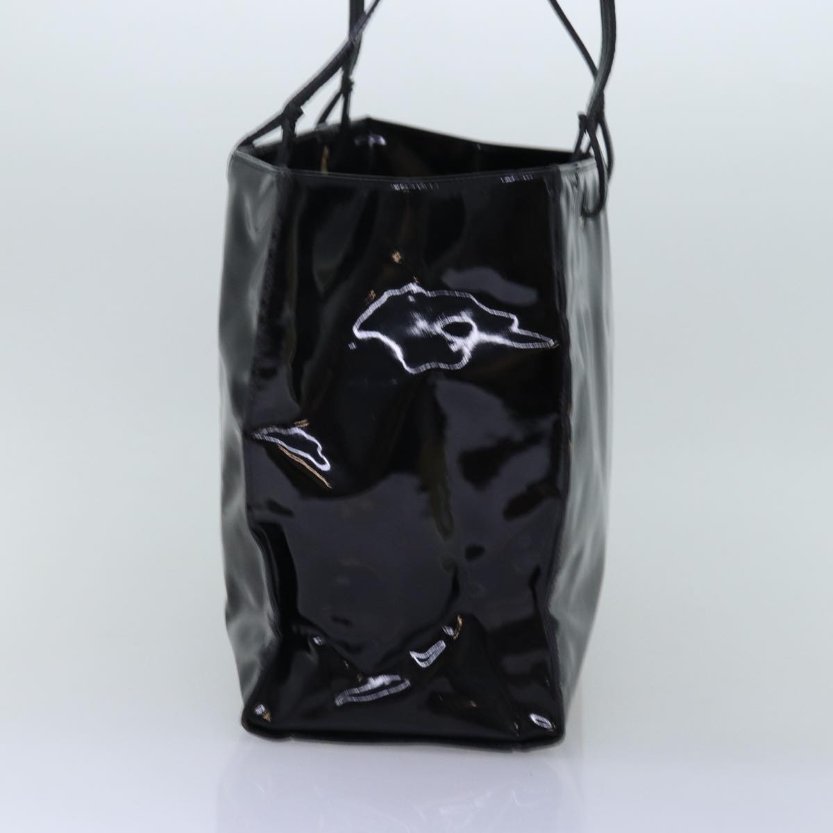 FENDI Tote Bag Enamel Black bs14475