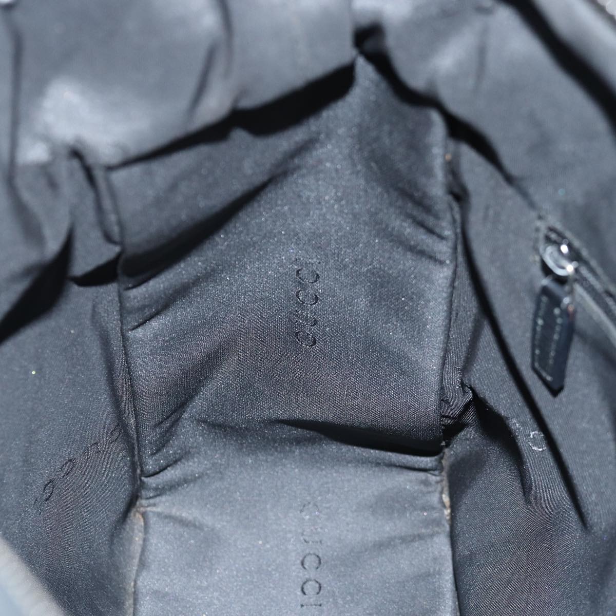 GUCCI Shoulder Bag Canvas Black 001 3766 bs14537
