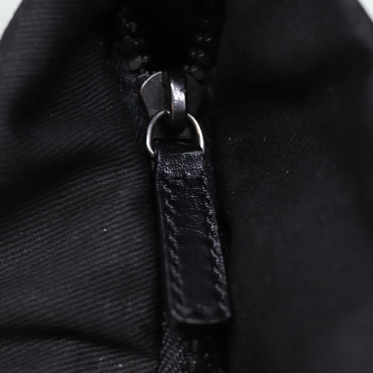 FENDI Tote Bag Canvas Black bs14546