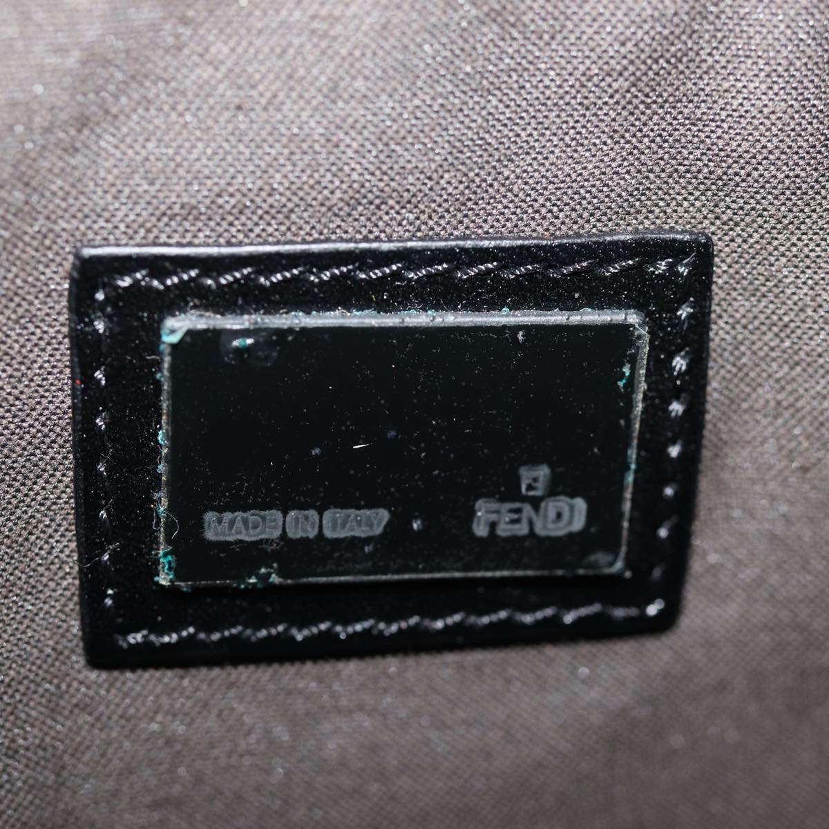 FENDI Tote Bag Canvas Black bs14546