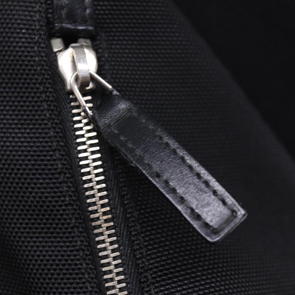 GUCCI Web Sherry Line Backpack Canvas Leather Black Red 337075 bs14560