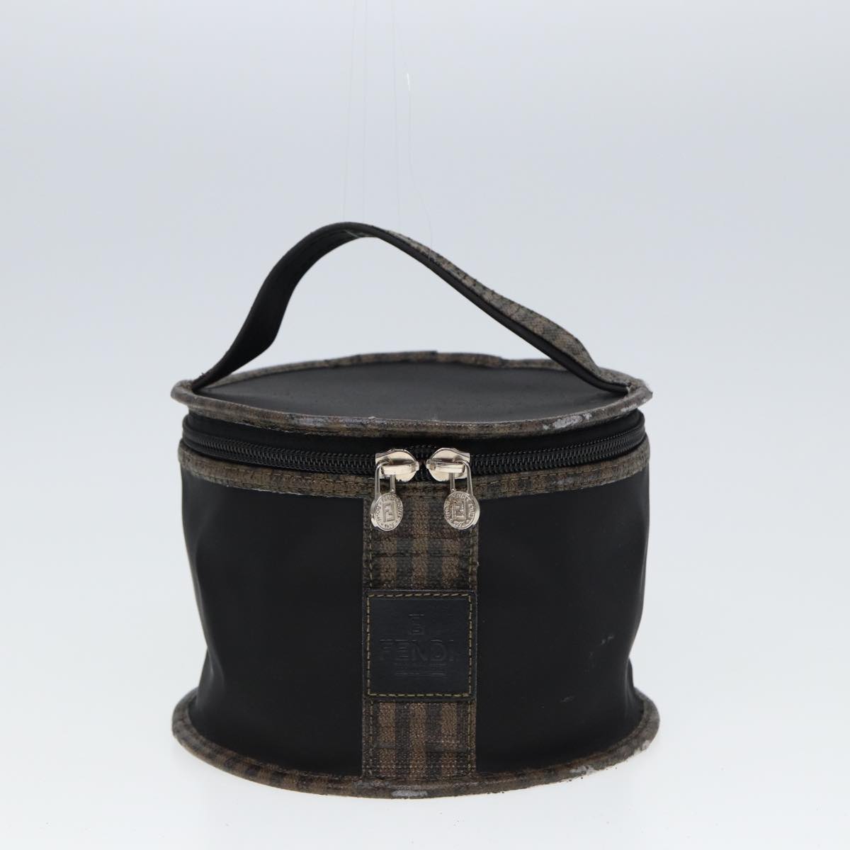FENDI Pecan Canvas Hand Bag Canvas 3Set Black Brown bs14584
