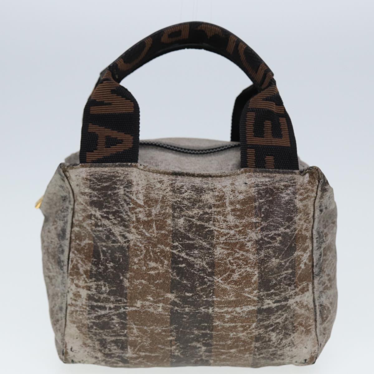FENDI Pecan Canvas Hand Bag Canvas 3Set Black Brown bs14584