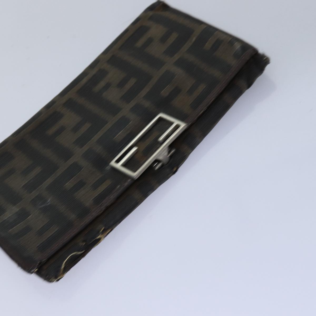 FENDI Zucca Canvas Pecan Canvas Key Case Wallet 4Set Black Brown bs14585
