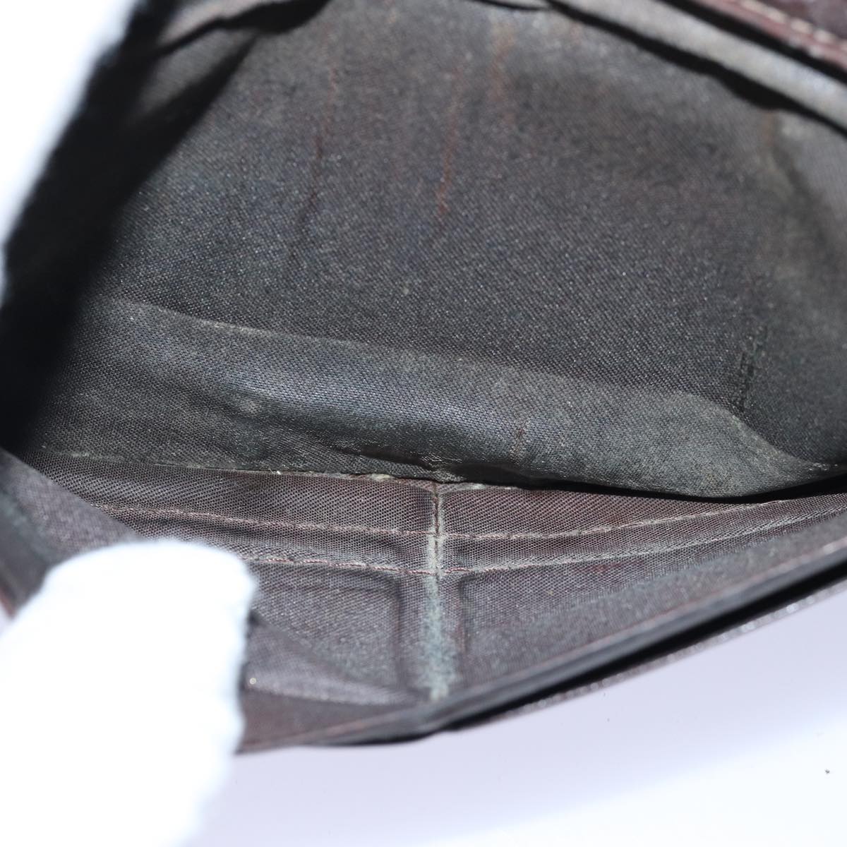 FENDI Zucca Canvas Pecan Canvas Key Case Wallet 4Set Black Brown bs14585
