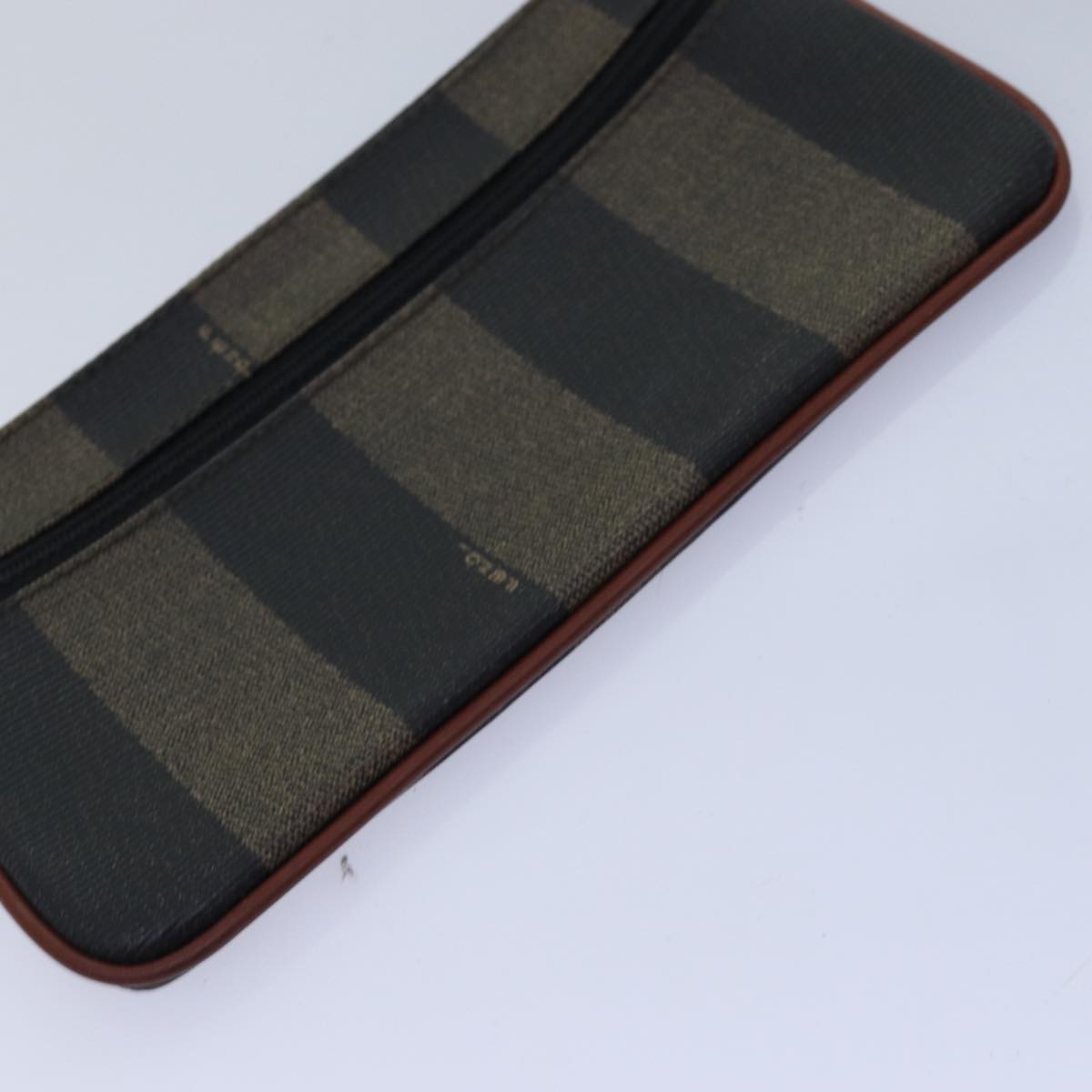 FENDI Zucca Canvas Pecan Canvas Key Case Wallet 4Set Black Brown bs14585