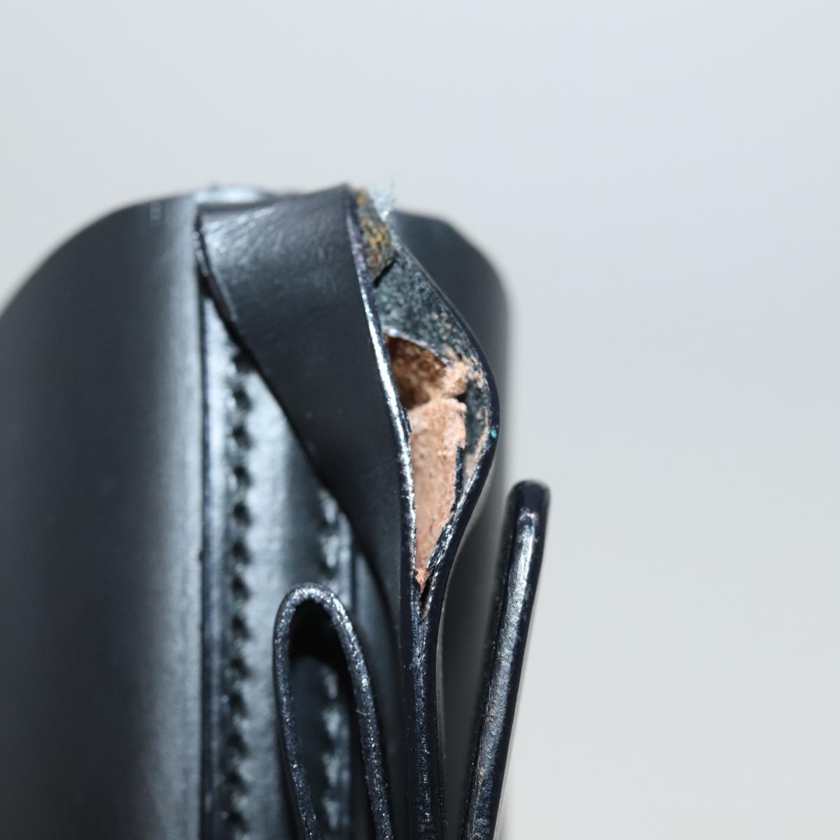 GUCCI Shoulder Bag Leather Black 001 1705 1942 bs14678