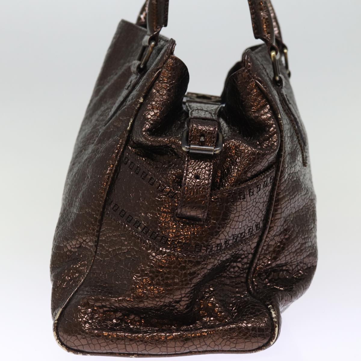 FENDI Shoulder Bag Leather Brown bs14722