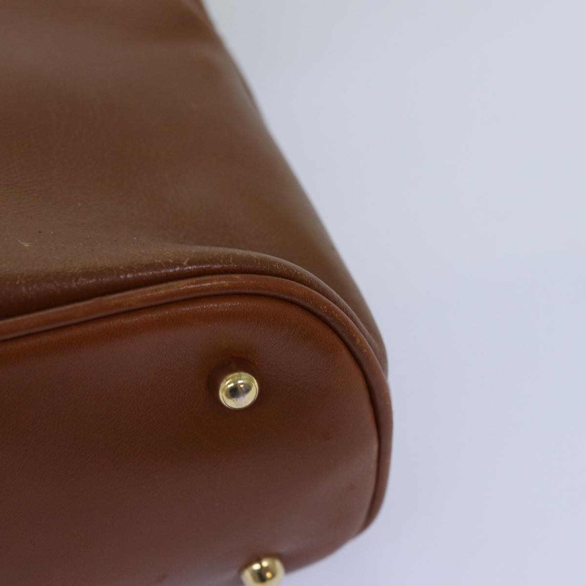 GUCCI Bamboo Hand Bag Leather Brown 000 1046 0290 bs14807