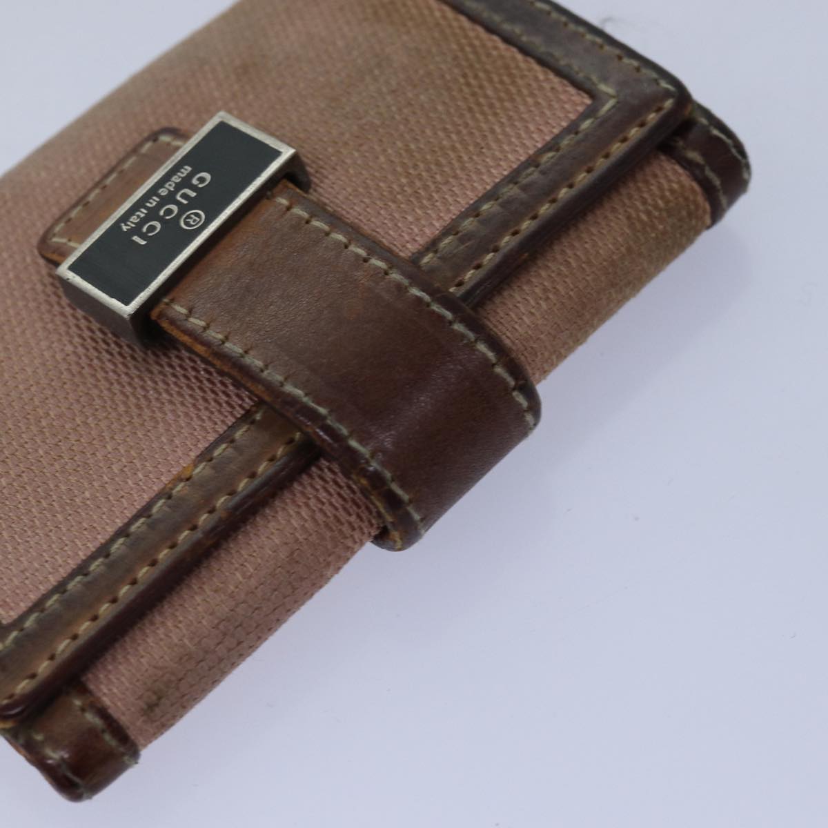 GUCCI GG Canvas Key Case Wallet 5Set Beige Black bs14871