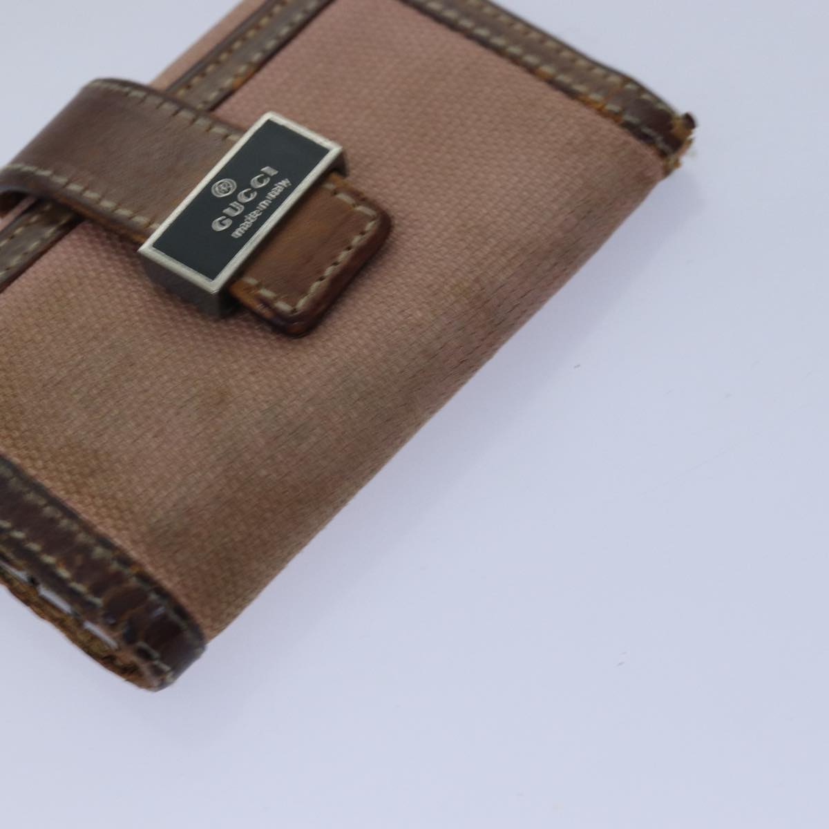 GUCCI GG Canvas Key Case Wallet 5Set Beige Black bs14871