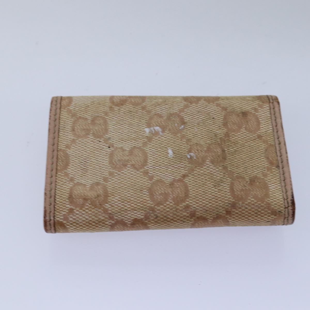 GUCCI GG Canvas Key Case Wallet 5Set Beige Black bs14871