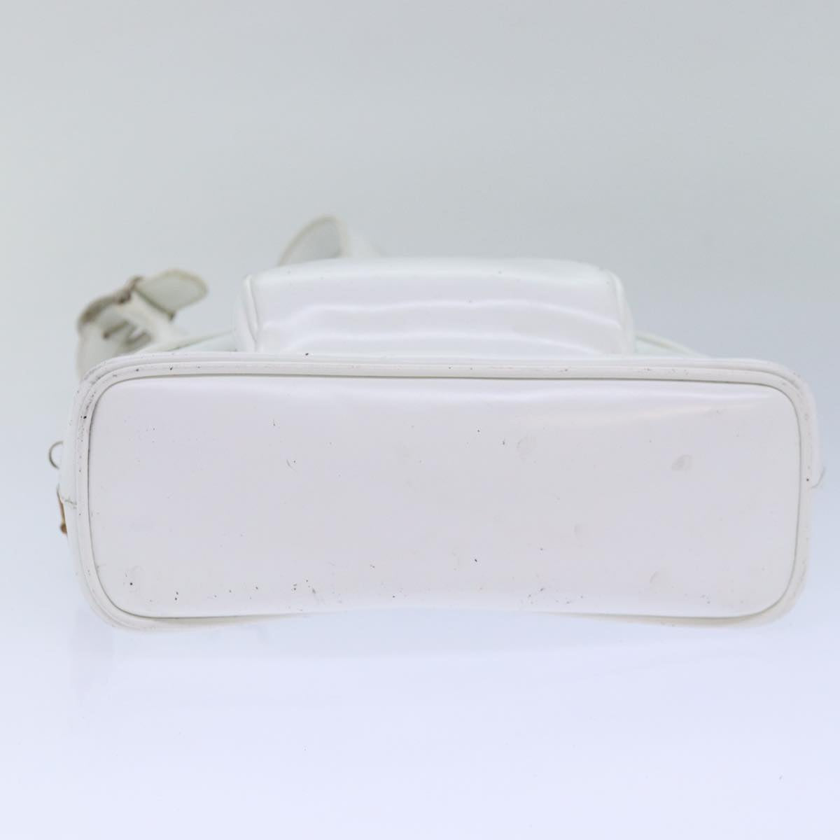 GUCCI Bamboo Shoulder Bag Nylon Leather 3Set Black White bs14881