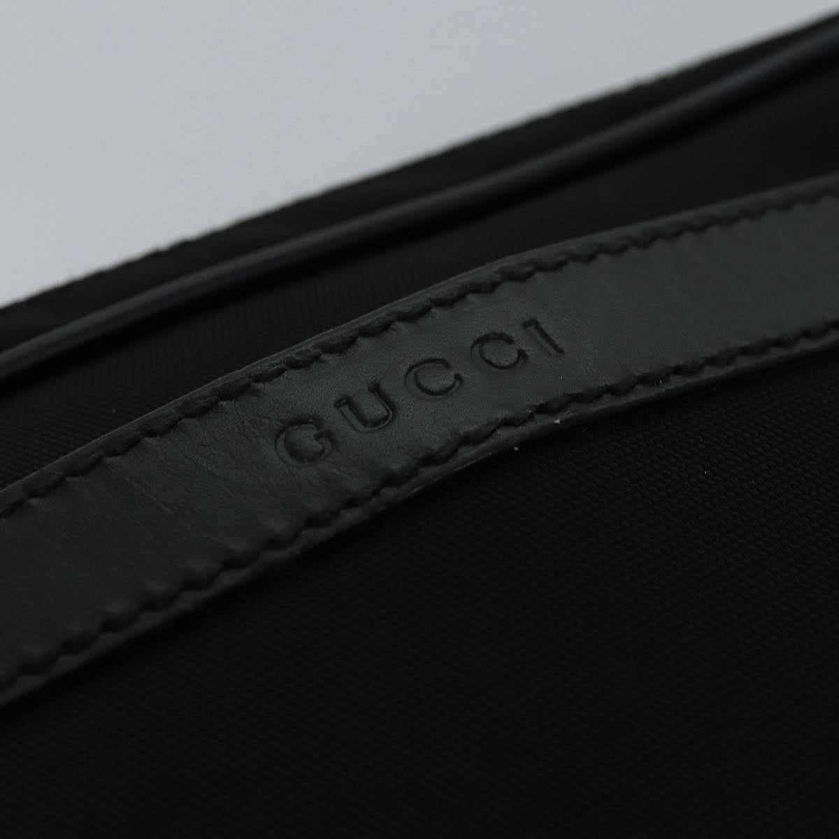 GUCCI Clutch Bag Nylon Black 018 2020 3700 bs14886
