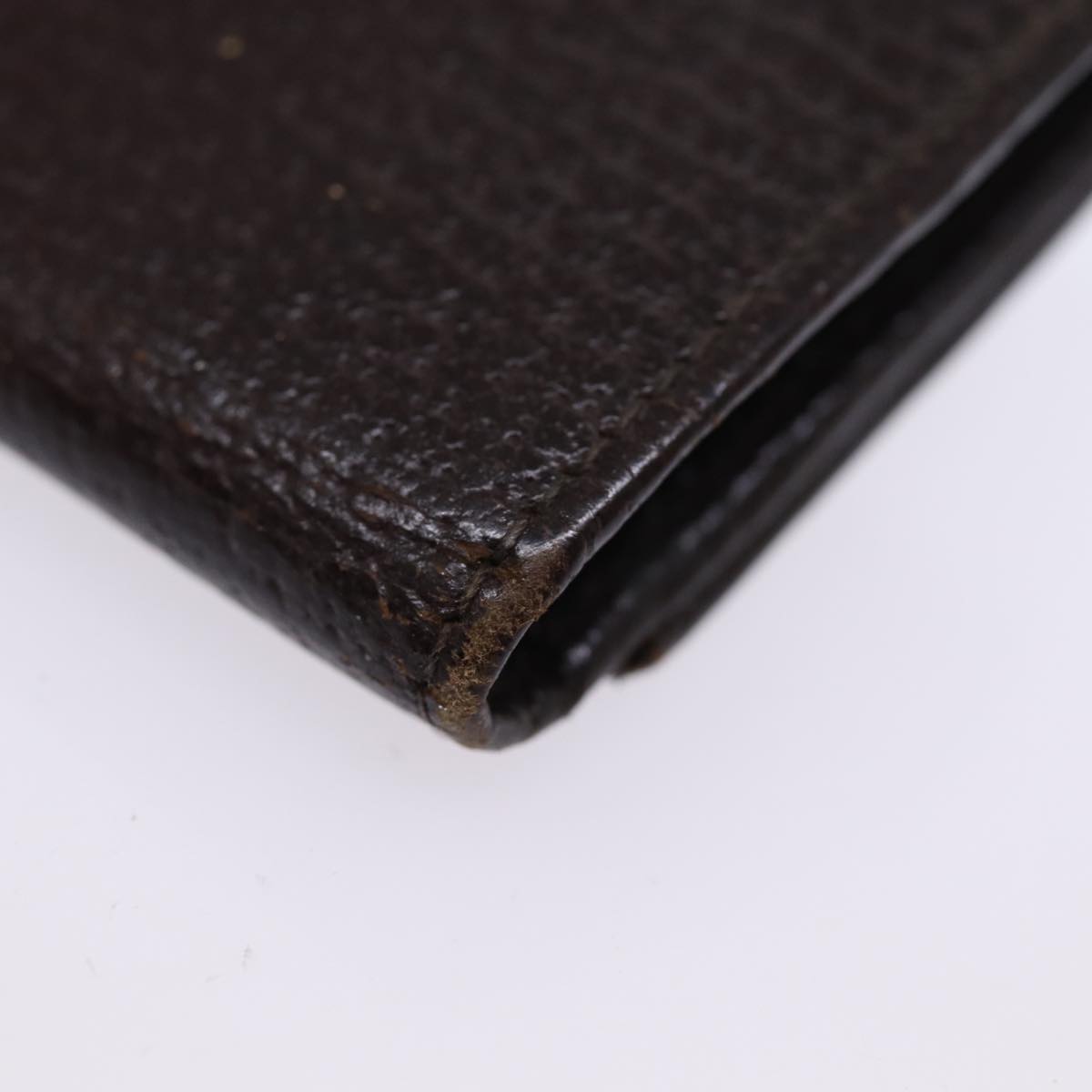 GUCCI Key Case Leather Brown bs15093
