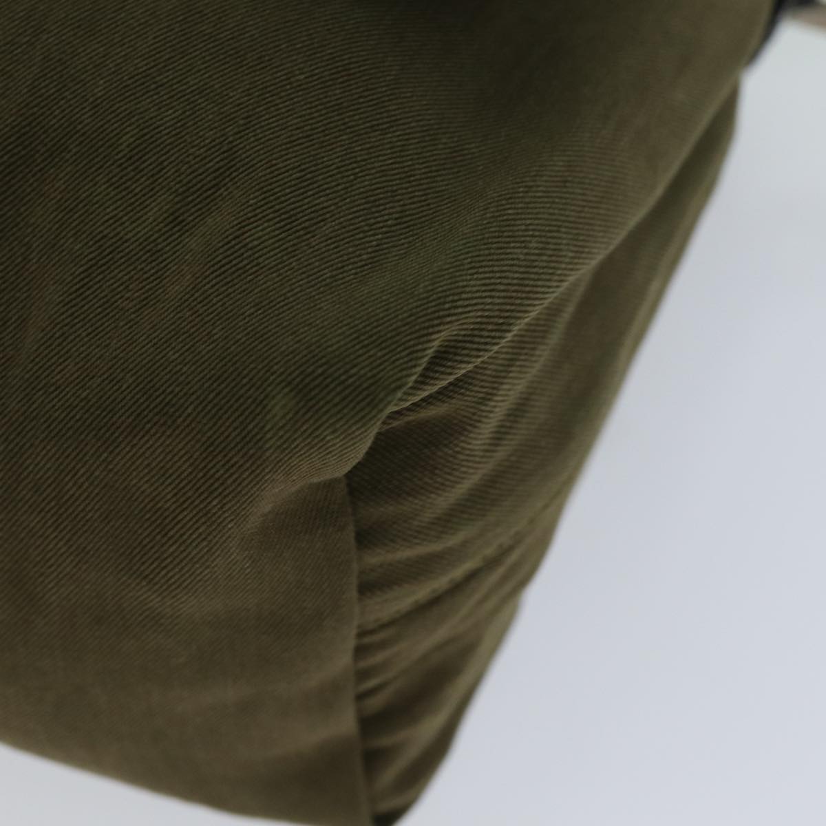 FENDI Shoulder Bag Canvas Khaki bs15175