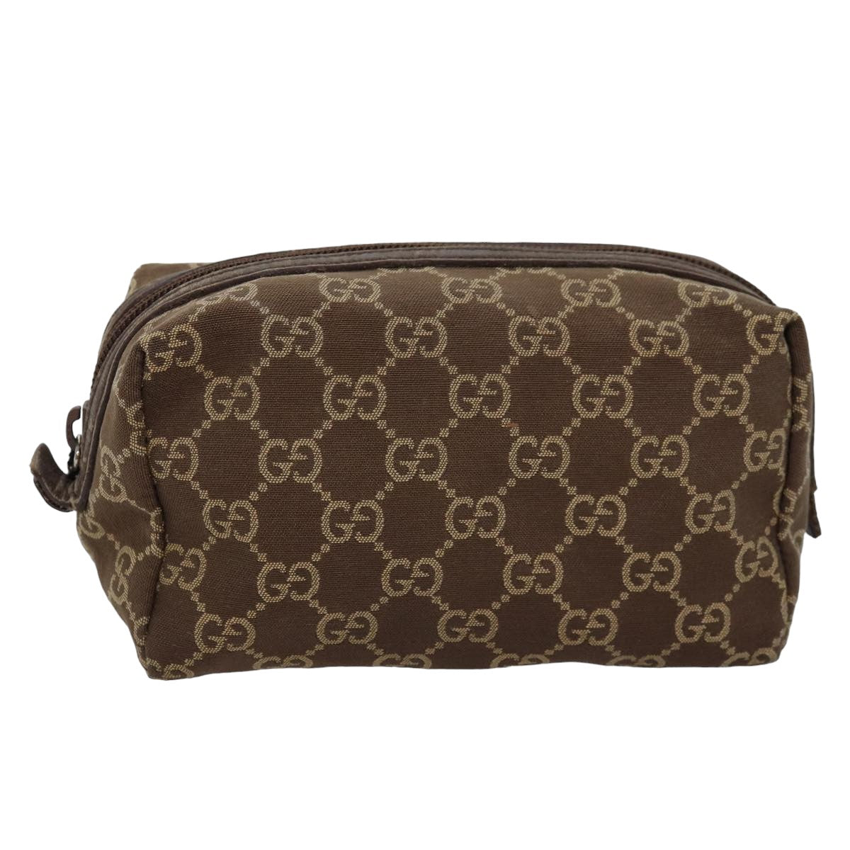 GUCCI GG Canvas Pouch Brown 039 1117 bs15211