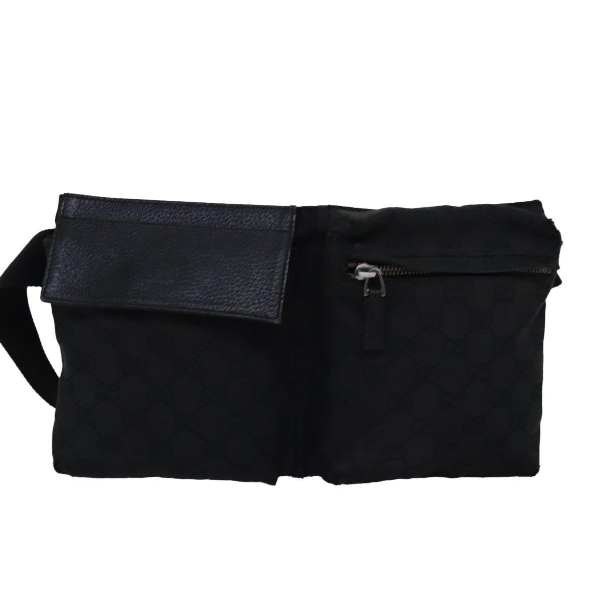 GUCCI GG Canvas Waist bag Black 28566 bs15213