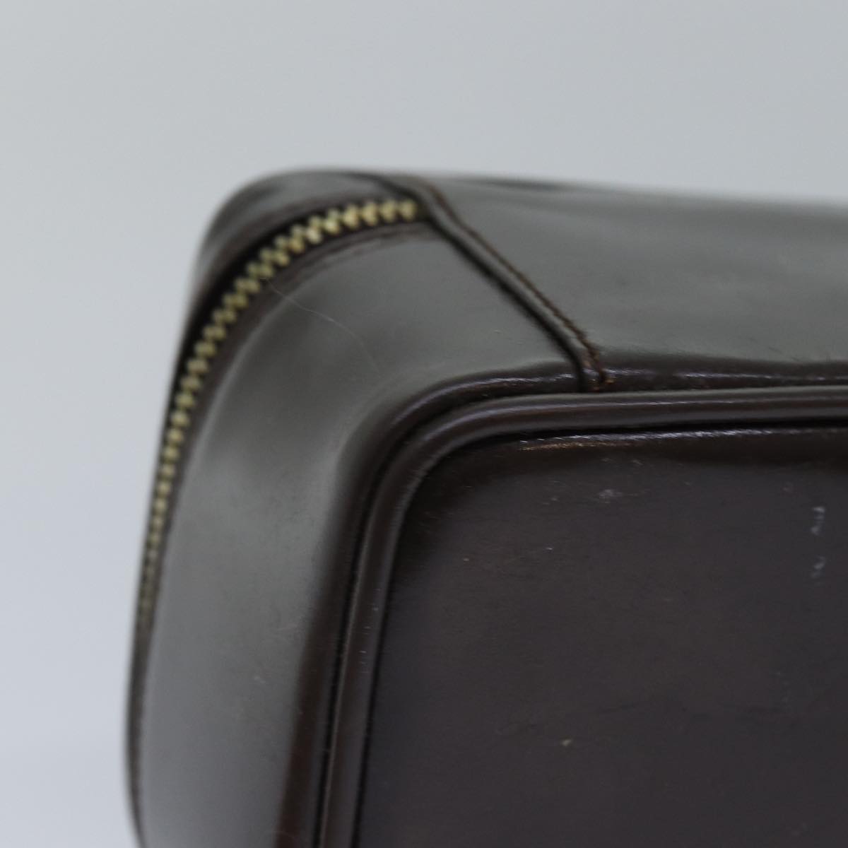 GUCCI Bamboo Pouch Leather Brown 032 1705 0151 bs15219