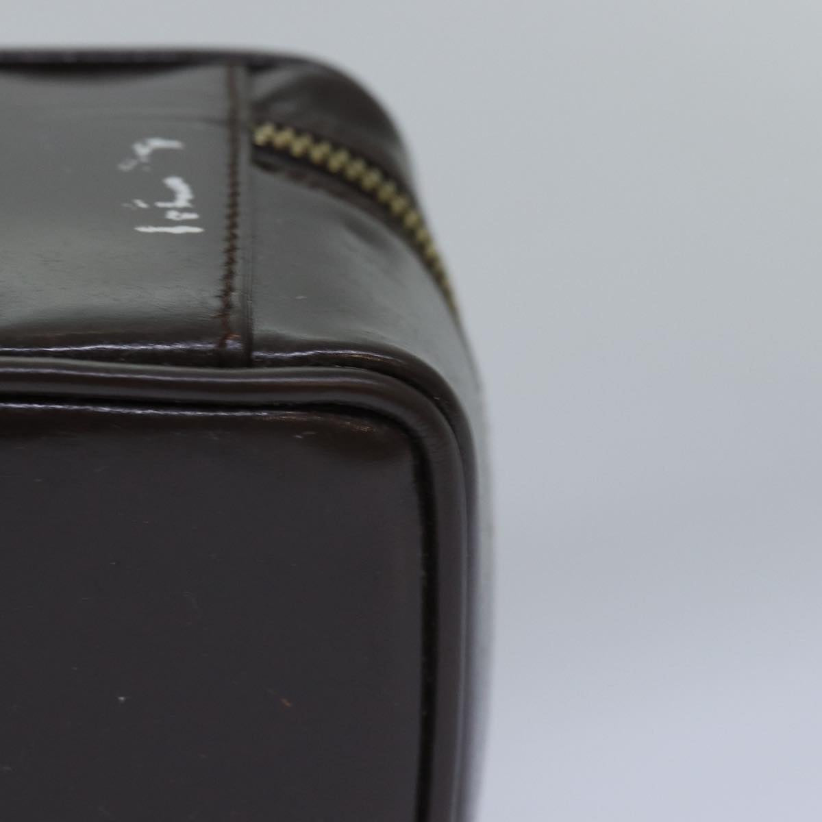 GUCCI Bamboo Pouch Leather Brown 032 1705 0151 bs15219
