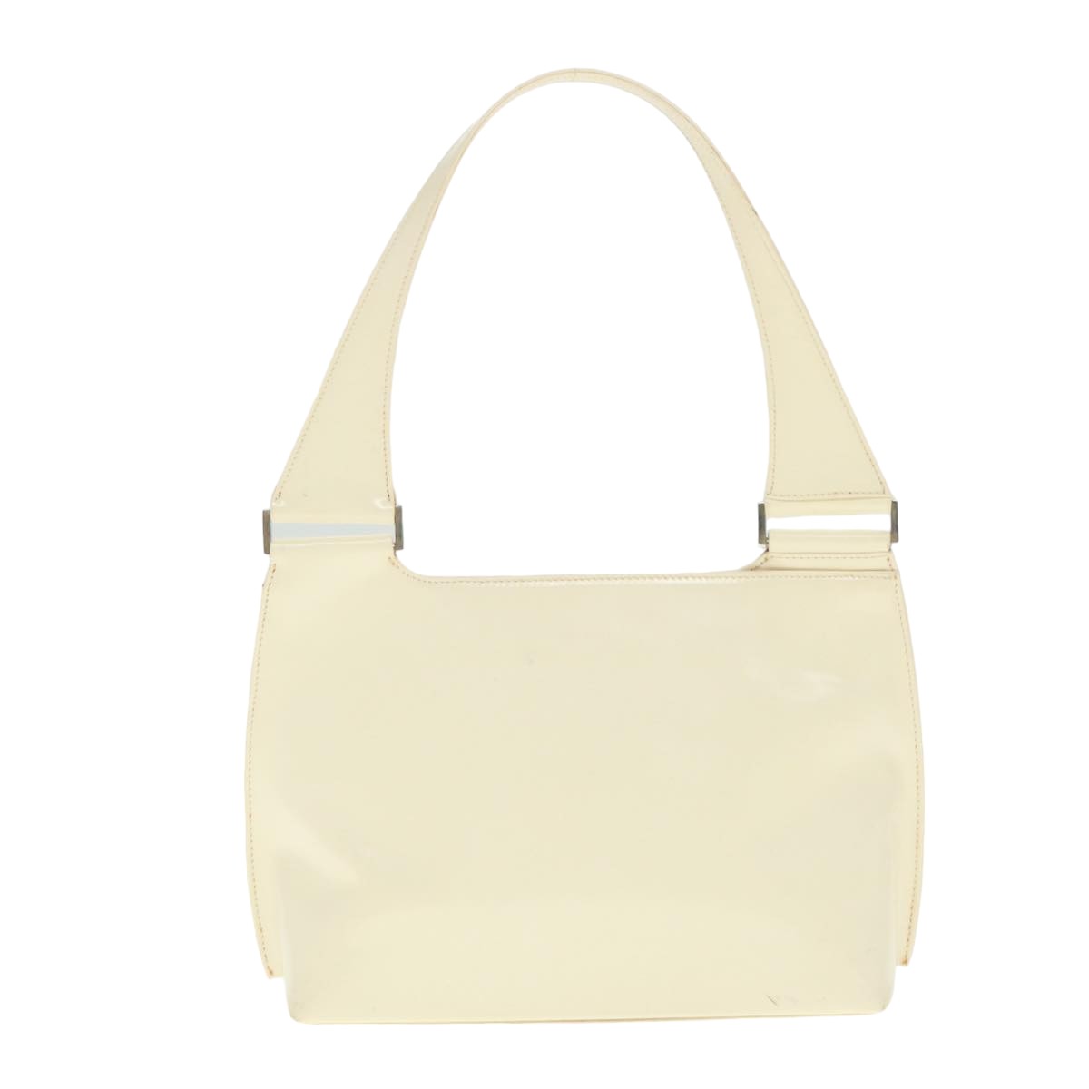 GUCCI Hand Bag Enamel White 001 3119 bs15230