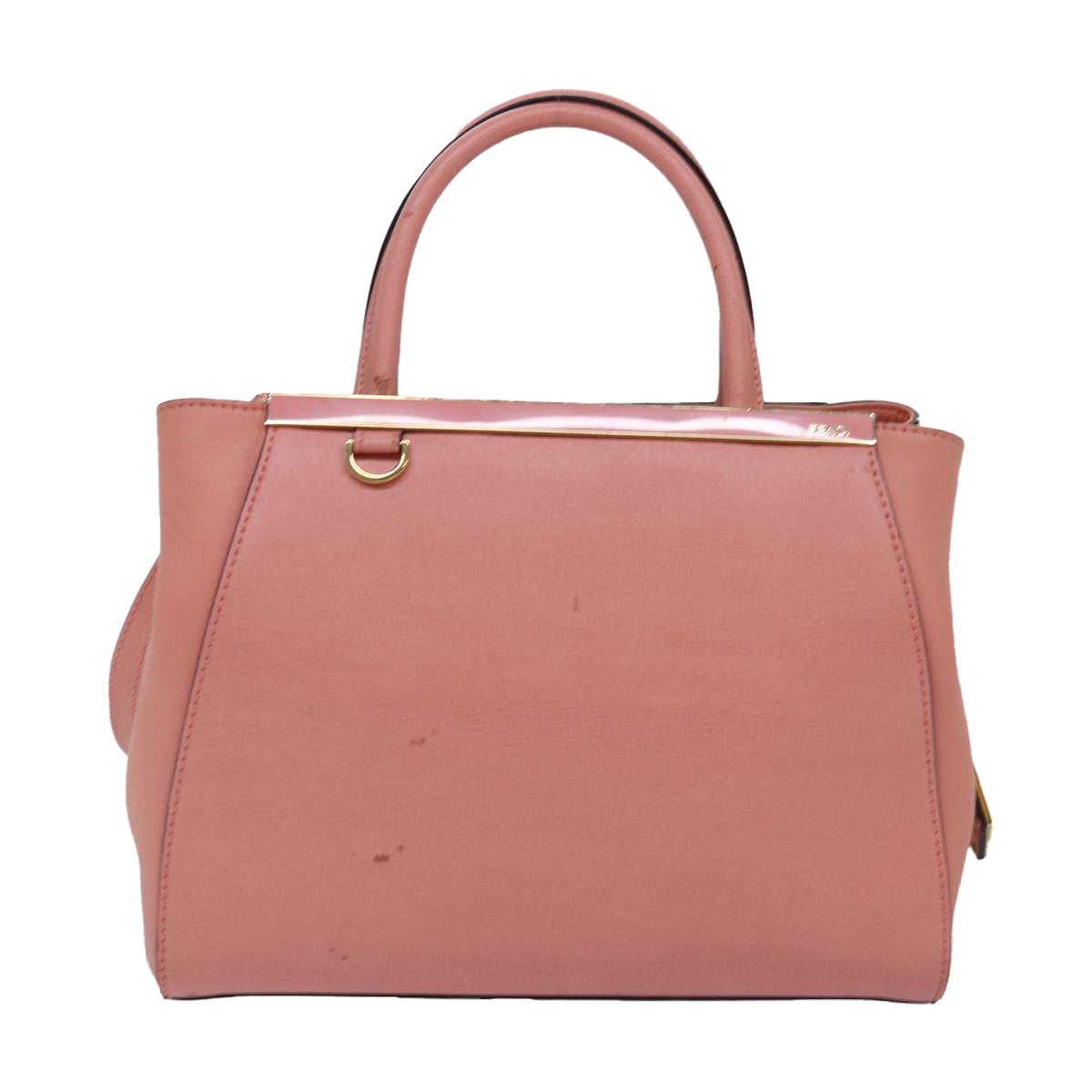 FENDI To joule Hand Bag Leather 2way Pink bs15234