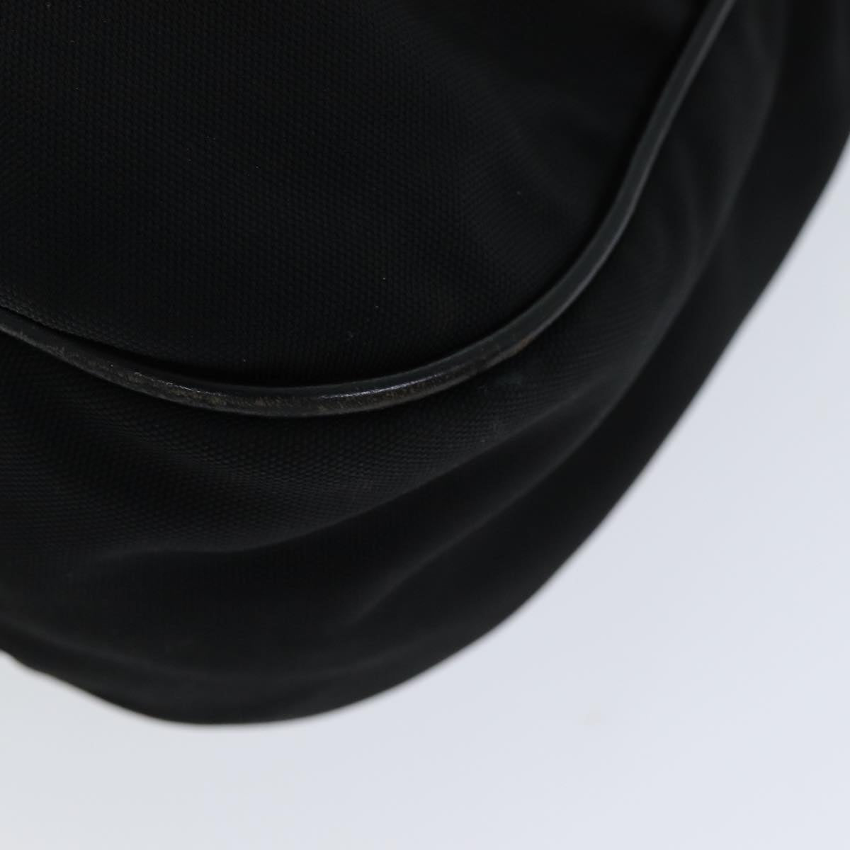 GUCCI Bamboo Hand Bag Nylon Black 001 1577 bs15256