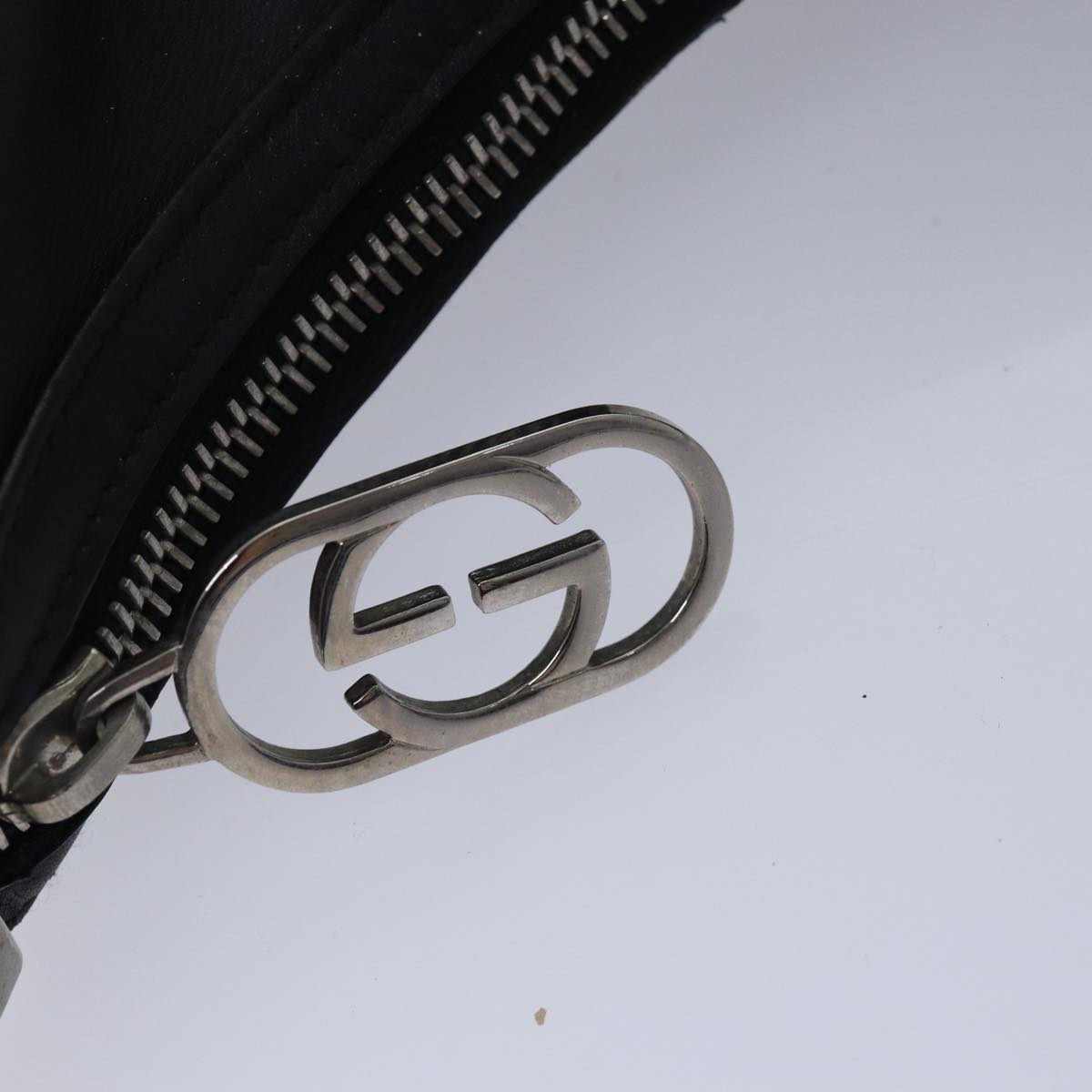 GUCCI Shoulder Bag Leather Black 001 3812 bs15261
