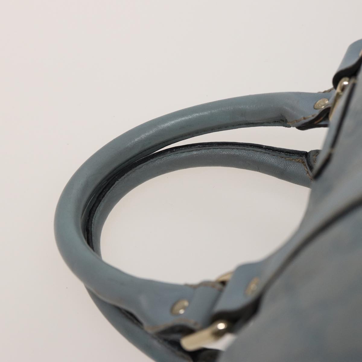 GUCCI GG Canvas Guccissima Boston Bag Blue 193603 bs15315