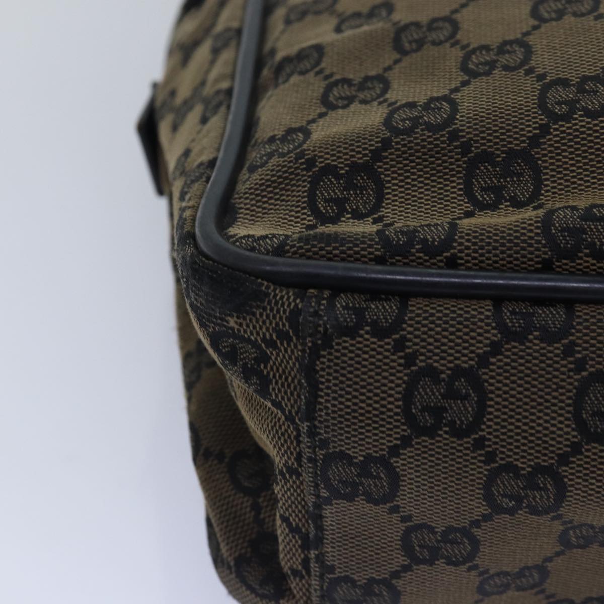 GUCCI GG Canvas Shoulder Bag Brown 018 1604 bs15334