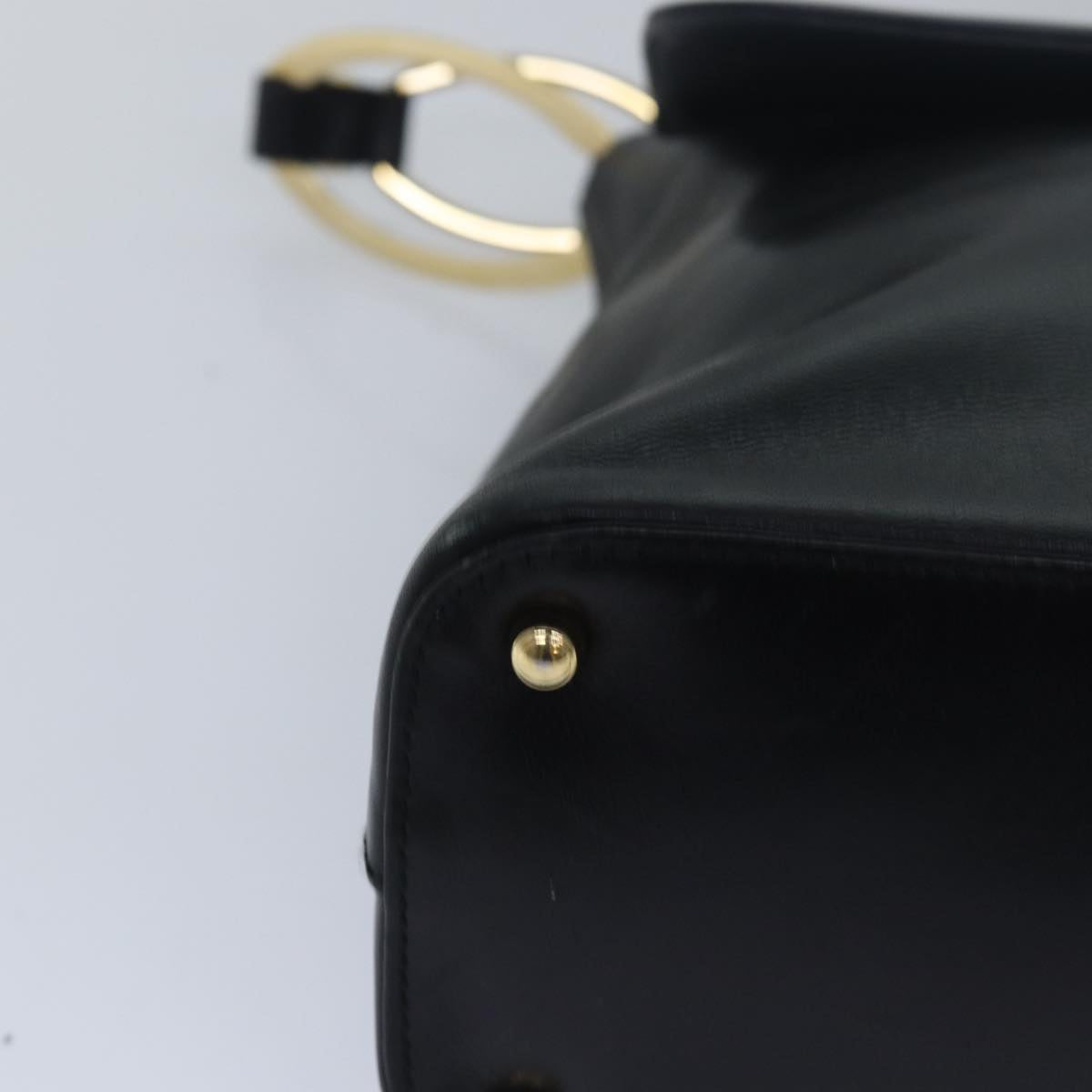 GUCCI Shoulder Bag Leather Black 001 3444 1804 bs15454