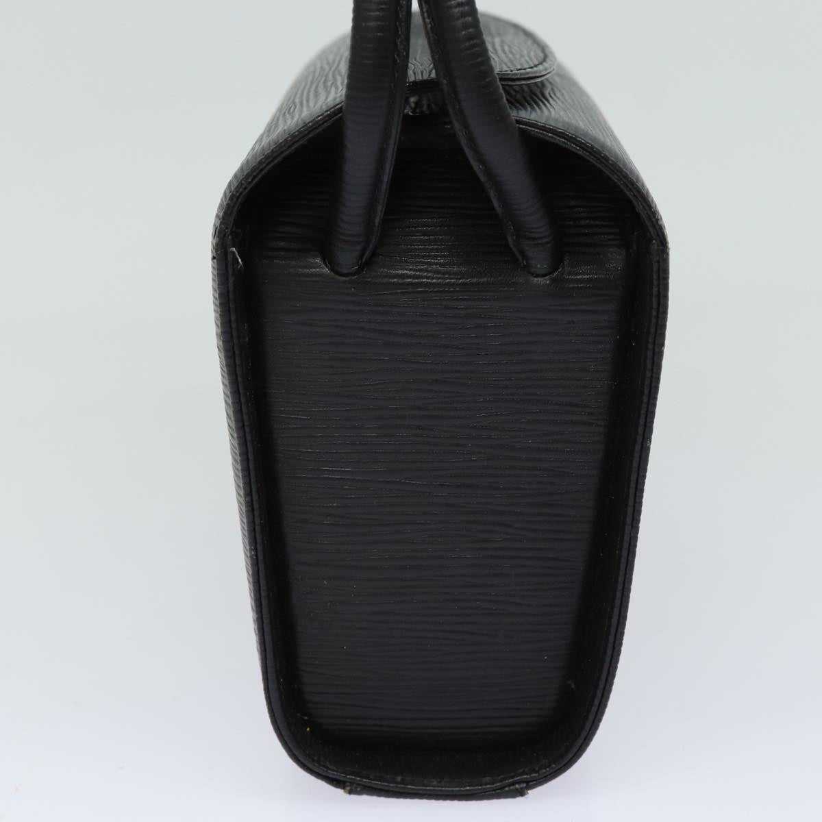 FENDI Hand Bag Leather Black bs15470