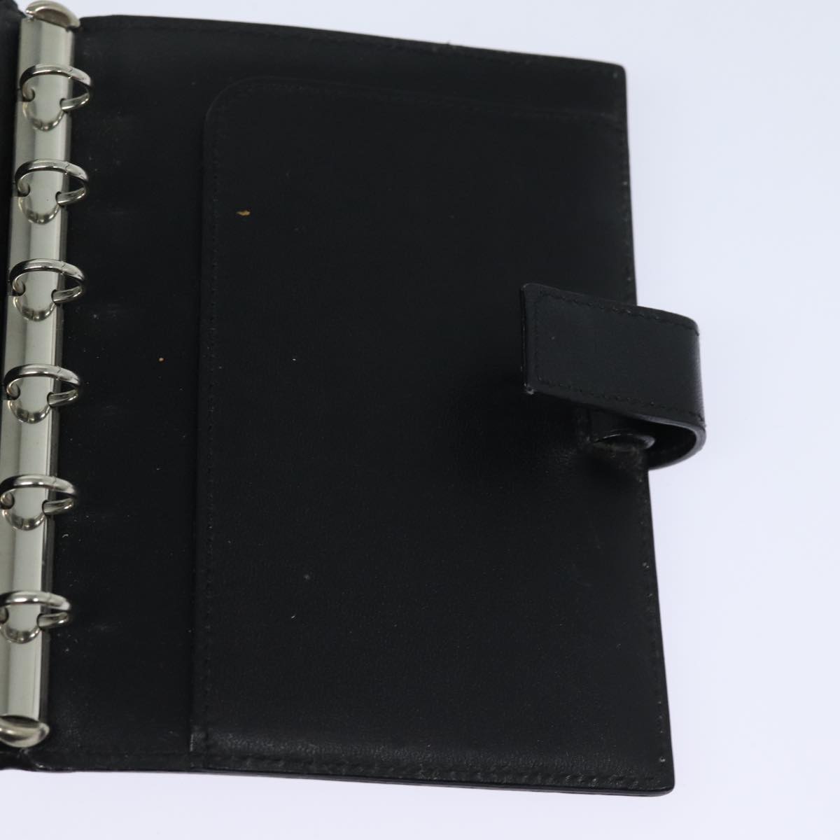 GUCCI Day Planner Cover Leather Black 031 0416 0927 bs15650