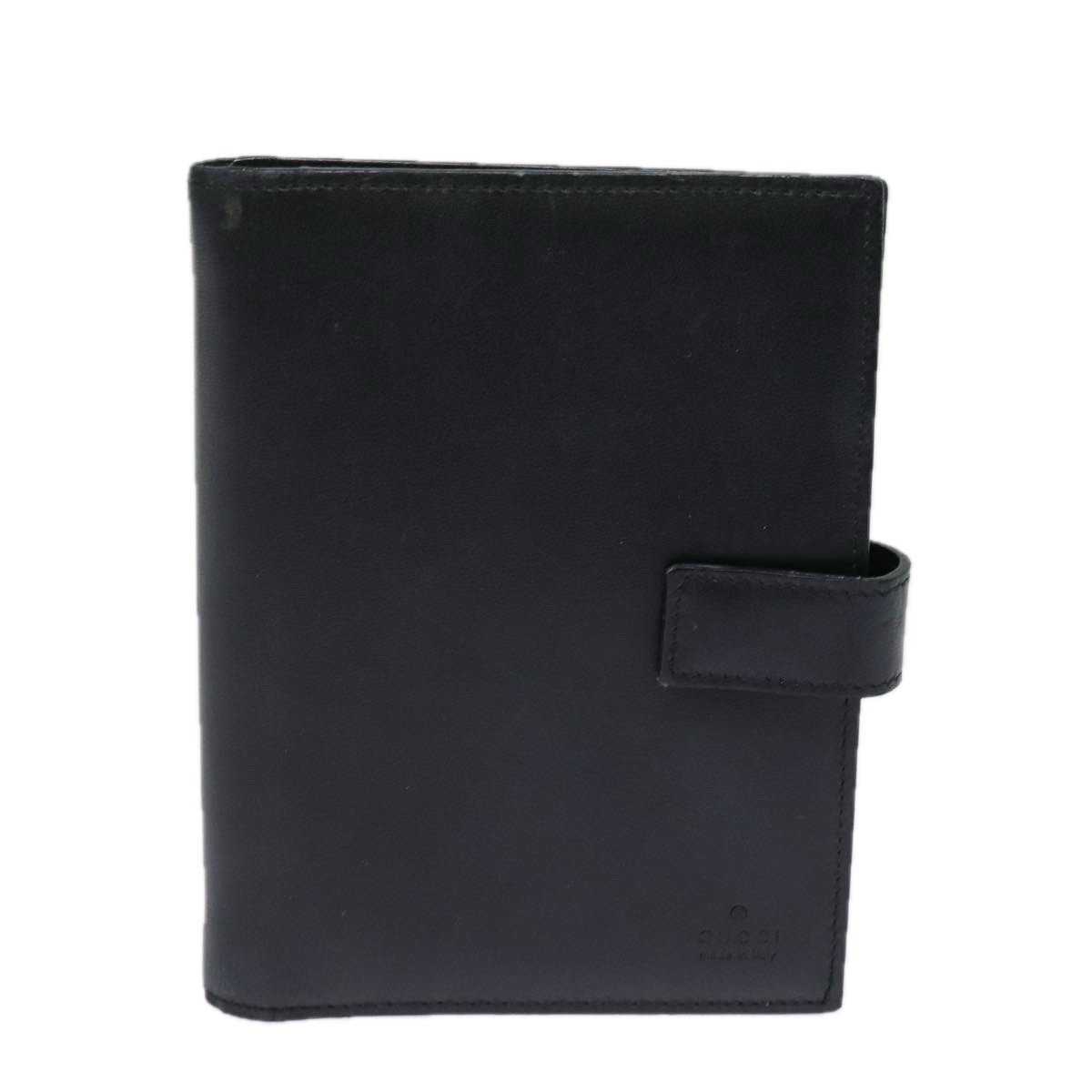 GUCCI Day Planner Cover Leather Black 031 0416 0927 bs15650