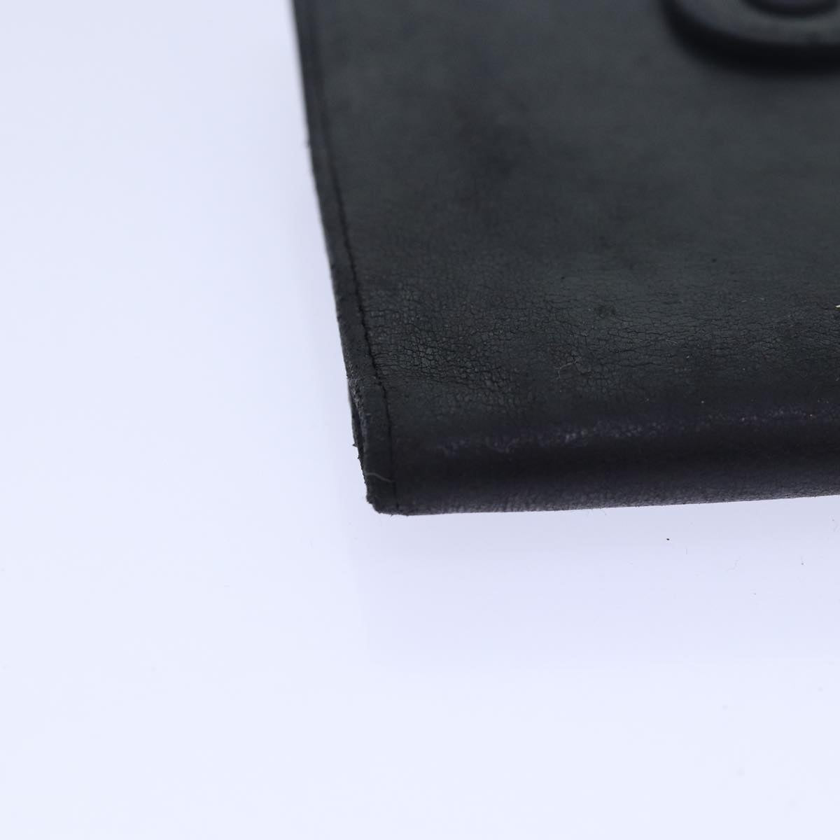CHANEL Wallet Leather Black CC bs15653