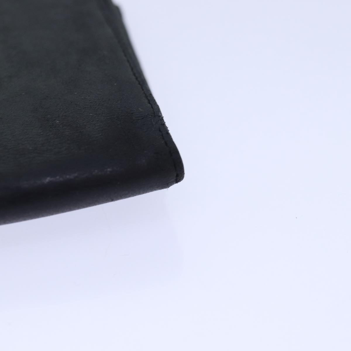 CHANEL Wallet Leather Black CC bs15653