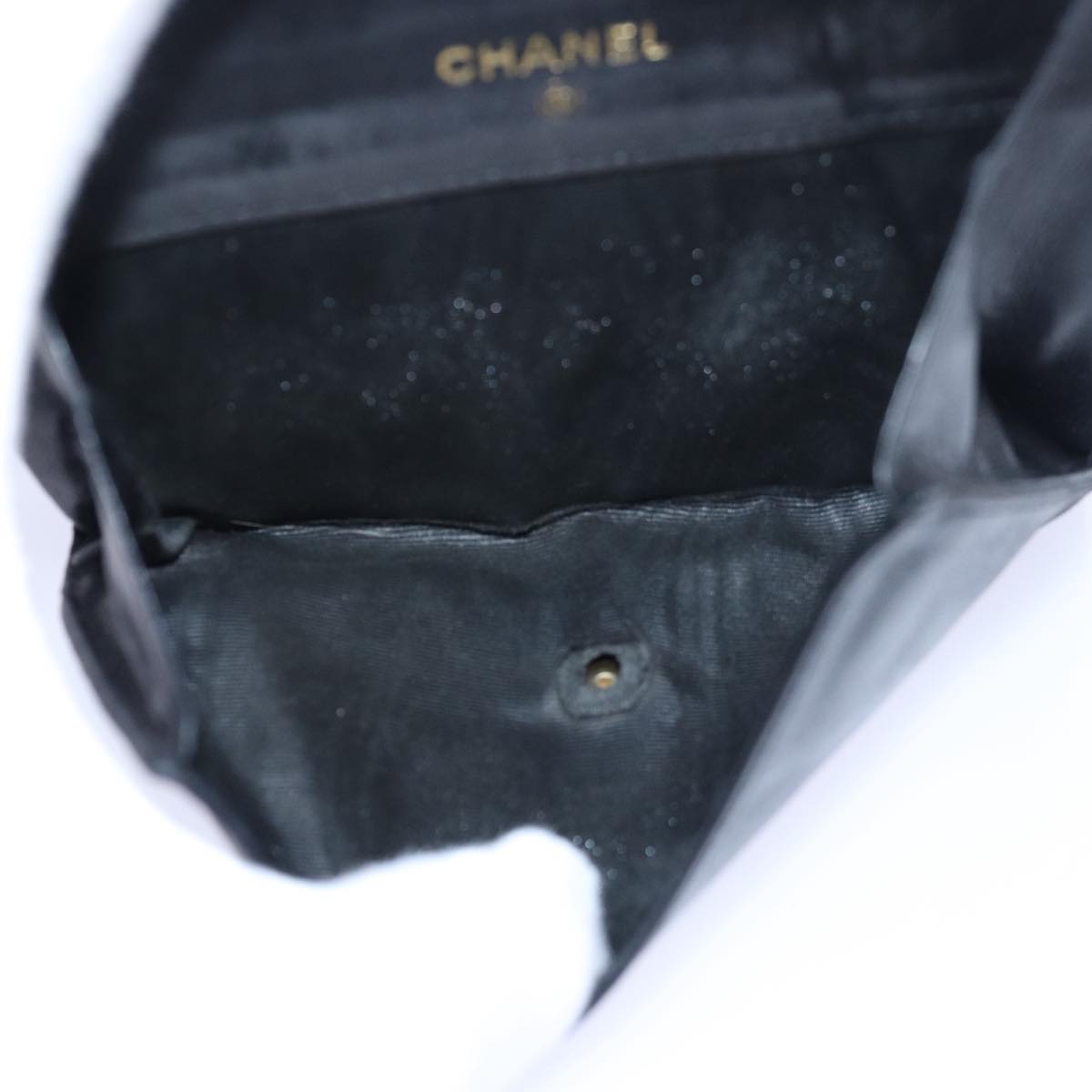 CHANEL Wallet Leather Black CC bs15653