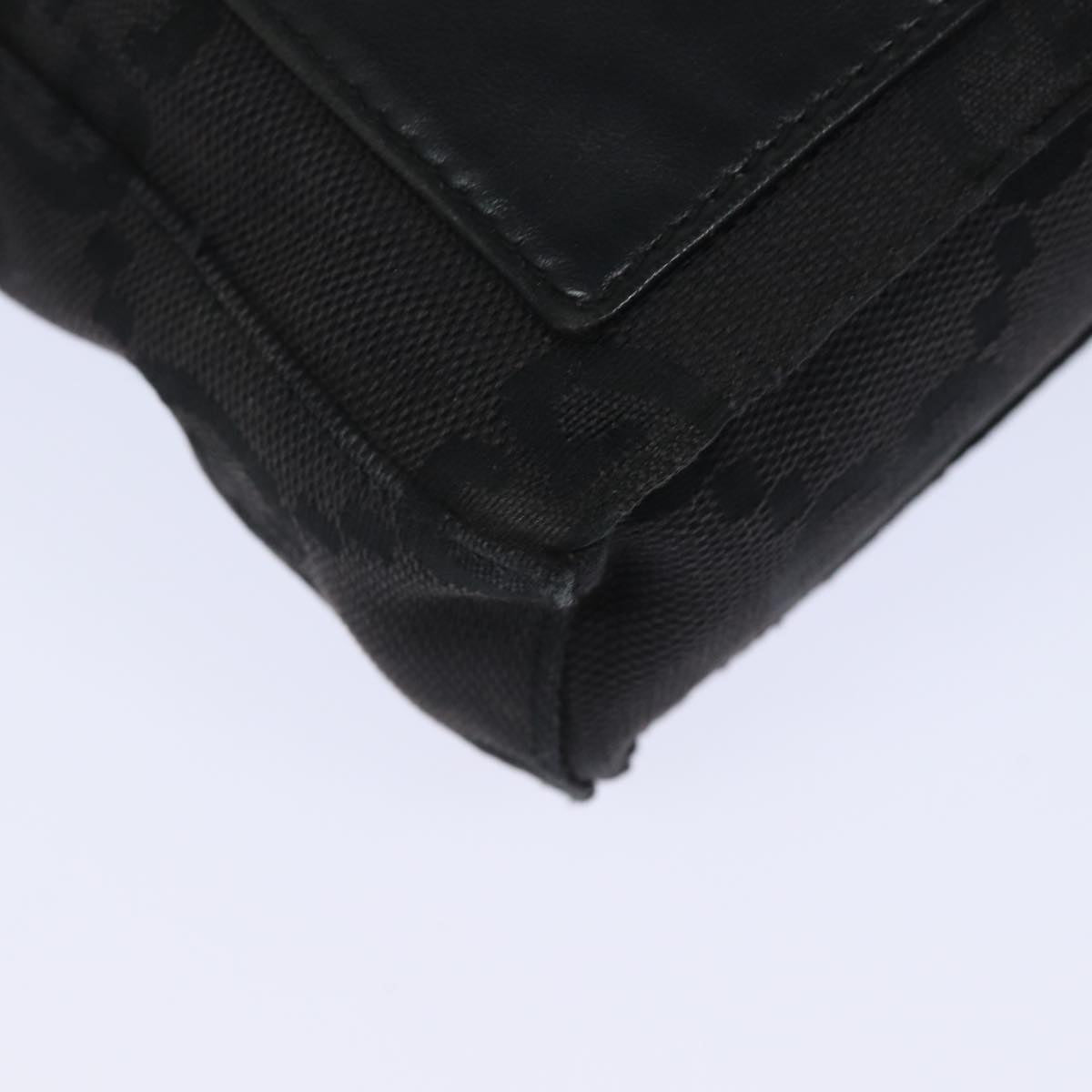 GUCCI GG Canvas Shoulder Bag Black bs15660