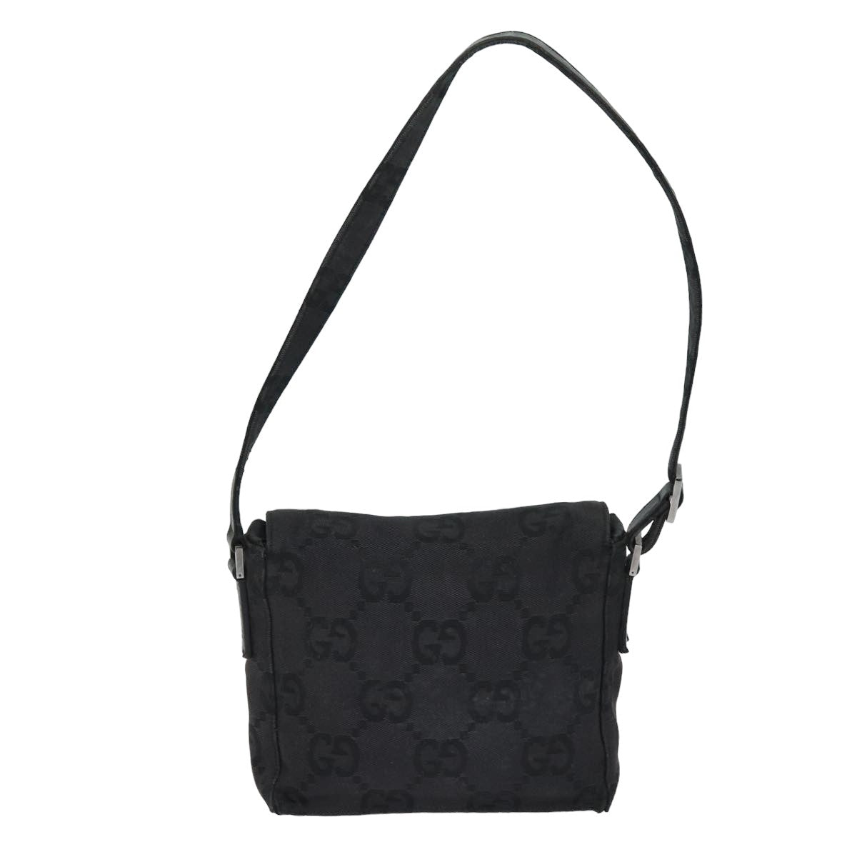 GUCCI GG Canvas Shoulder Bag Black bs15660