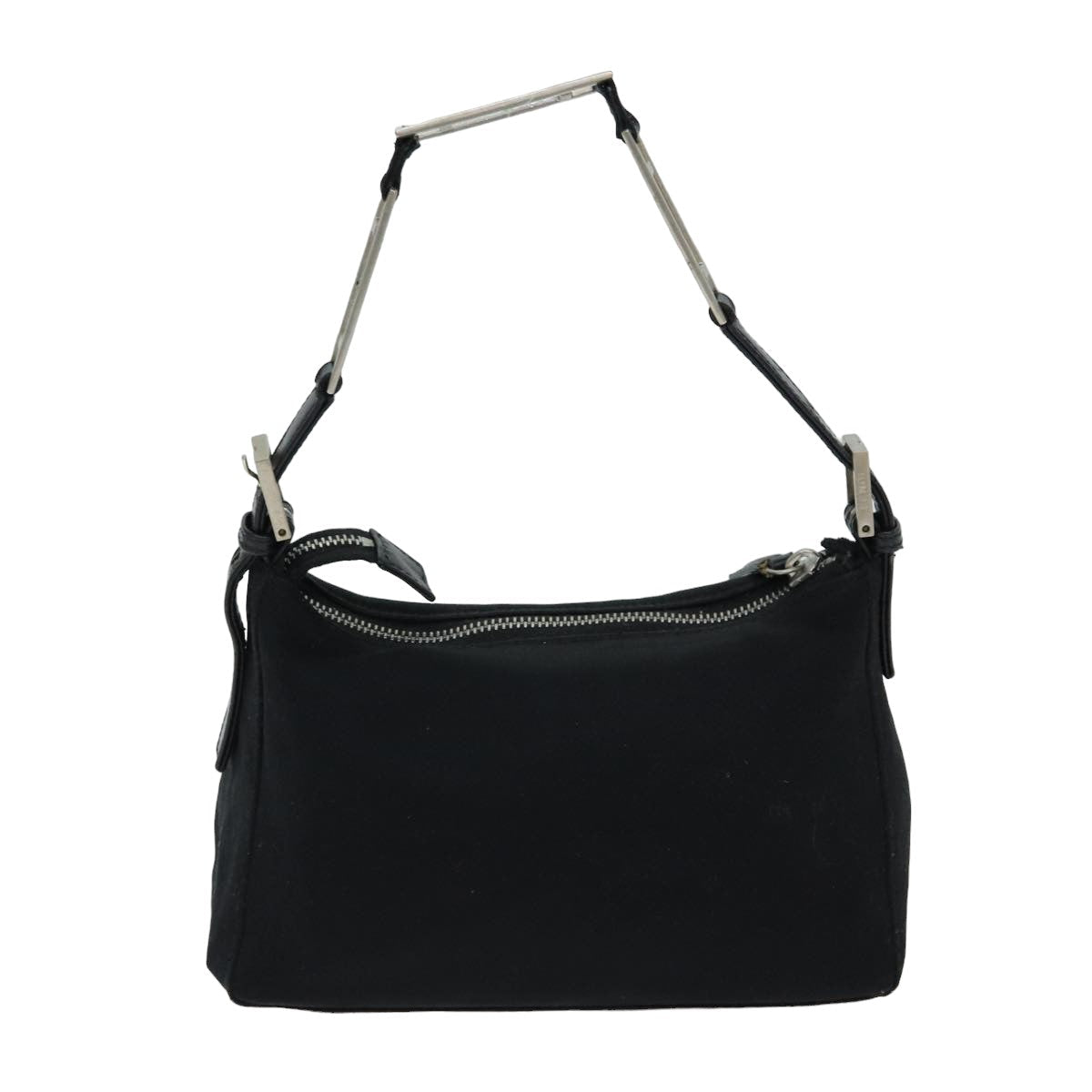 FENDI Hand Bag Nylon Black bs15661