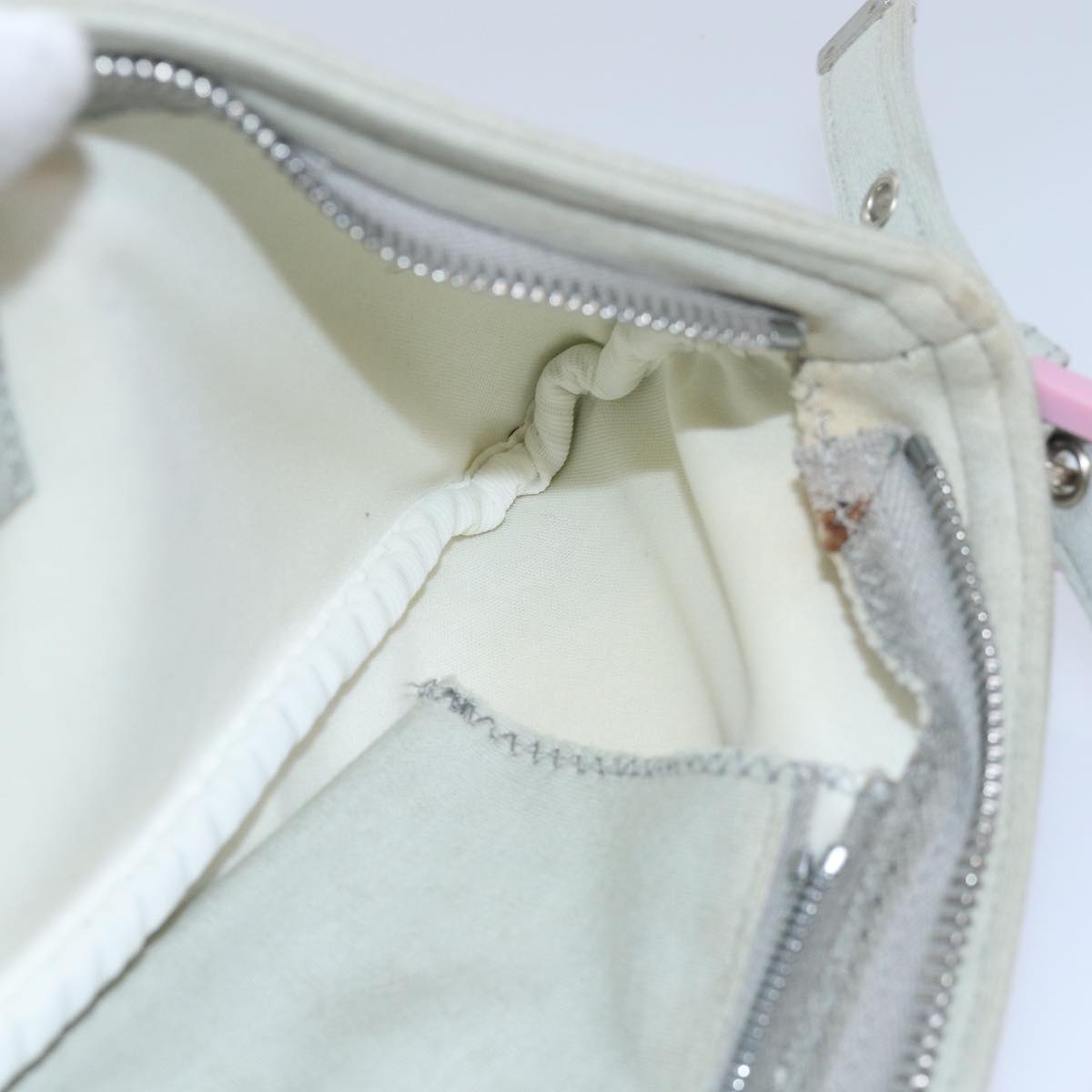 FENDI Shoulder Bag Nylon Gray bs15669